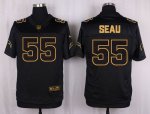 Jerseys Factory Cheap Nike Chargers #55 Junior Seau Black Men's