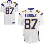 Jerseys Factory Cheap Vikings #87 Bernard Berrian White Stitched
