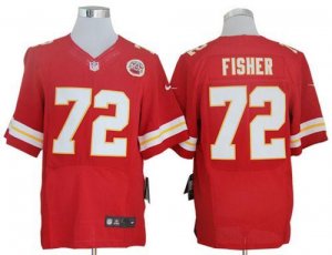 Jerseys Factory Cheap Nike Chiefs #72 Eric Fisher Red Team Color