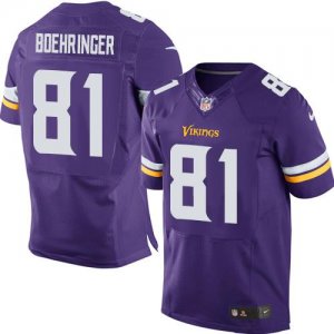 Jerseys Factory Cheap Nike Vikings #81 Moritz Boehringer Purple