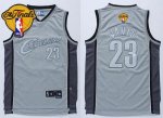 Jerseys Factory Cheap Cavaliers #23 LeBron James Grey Anniversar