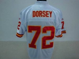 Jerseys Factory Cheap Chiefs #72 Glenn Dorsey White Stitched NFL