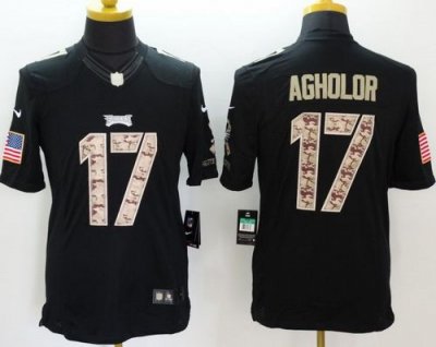 Jerseys Factory Cheap Nike Eagles #17 Nelson Agholor Black Men's