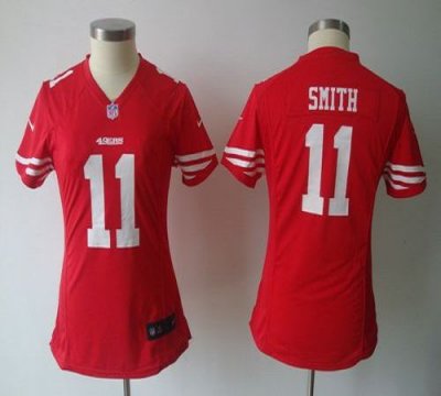 Jerseys Factory Cheap Nike 49ers #11 Alex Smith Red Team Color W