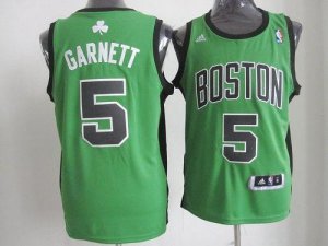 Jerseys Factory Cheap Celtics #5 Kevin Garnett Green(Black No.)