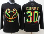 Jerseys Factory Cheap Warriors #30 Stephen Curry Black Candy Und