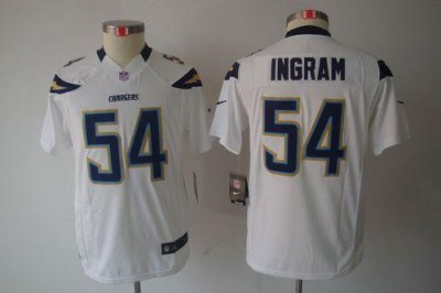 Jerseys Factory Cheap Nike Chargers #54 Melvin Ingram White Yout