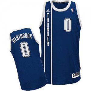 Jerseys Factory Cheap Thunder #0 Russell Westbrook Blue Alternat