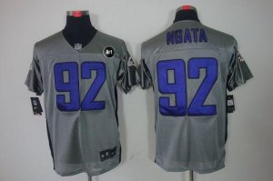 Jerseys Factory Cheap Nike Ravens #92 Haloti Ngata Grey Shadow W