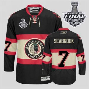 Jerseys Factory Cheap Blackhawks #7 Brent Seabrook Embroidered B