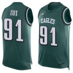 Jerseys Factory Cheap Nike Eagles #91 Fletcher Cox Midnight Gree