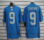 Jerseys Factory Cheap Nike Lions #9 Matthew Stafford Blue Altern