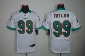 Jerseys Factory Cheap Nike Dolphins #99 Jason Taylor White Men's