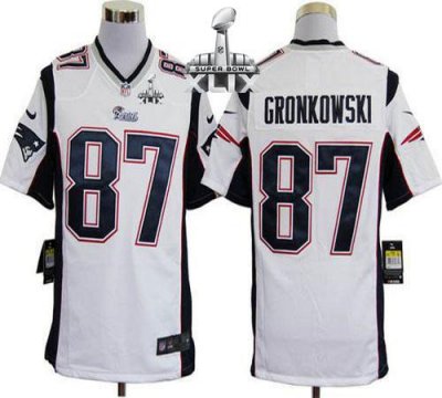 Jerseys Factory Cheap Nike Patriots #87 Rob Gronkowski Black Men