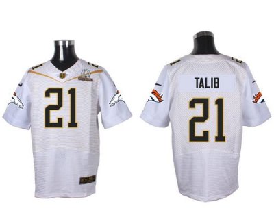 Jerseys Factory Cheap Nike Broncos #21 Aqib Talib White 2016 Pro