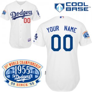 Jerseys Factory Cheap Dodgers Personalized Authentic White w/195
