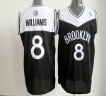 Jerseys Factory Cheap Nets #8 Deron Williams Black Road Revoluti
