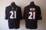Jerseys Factory Cheap Nike Ravens #21 Lardarius Webb Black Alter