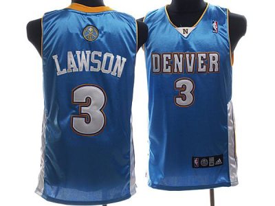 Jerseys Factory Cheap Nuggets #3 Ty Lawson Embroidered Baby Blue