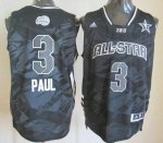 Jerseys Factory Cheap Clippers #3 Chris Paul Black 2013 All Star