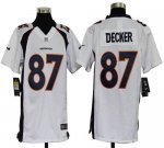 Jerseys Factory Cheap Nike Broncos #87 Eric Decker White Youth E