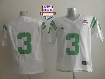 Jerseys Factory Cheap Dame #3 Joe Montana White 2013 BCS Nationa