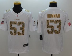Jerseys Factory Cheap Nike 49ers #53 NaVorro Bowman White Men's