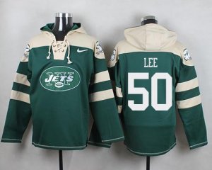 Jerseys Factory Cheap Nike Jets #50 Darron Lee Green Player Pull