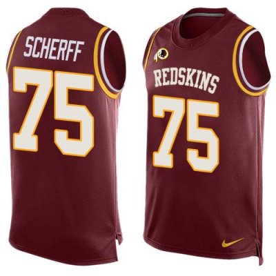 Jerseys Factory Cheap Nike Redskins #75 Brandon Scherff Burgundy