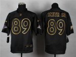 Jerseys Factory Cheap Nike Ravens #89 Steve Smith Sr Black Gold