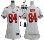 Jerseys Factory Cheap Nike 49ers #84 Randy Moss White Super Bowl