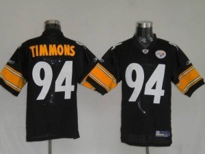 Jerseys Factory Cheap Steelers #94 Lawrence Timmons Black Stitch