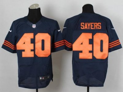 Jerseys Factory Cheap Nike Bears #40 Gale Sayers Navy Blue 1940s