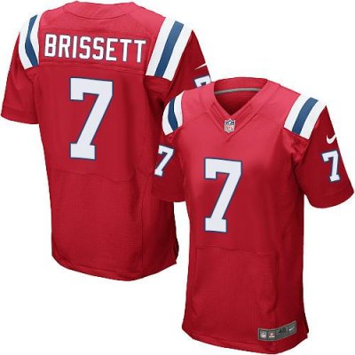 Jerseys Factory Cheap Nike Patriots #7 Jacoby Brissett Red Alter