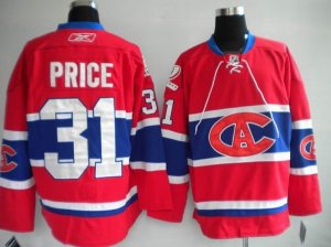 Jerseys Factory Cheap Canadiens #31 Carey Price Embroidered Red