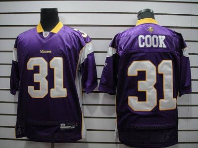 Jerseys Factory Cheap Vikings #31 Chris Cook Purple Stitched NFL