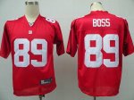 Jerseys Factory Cheap Giants #89 Kevin Boss Red Stitched NFL Jer