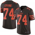 Jerseys Factory Cheap Nike Browns #74 Cameron Erving Brown Men's