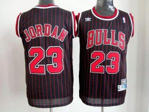 Jerseys Factory Cheap Bulls #23 Michael Jordan Black With Red St