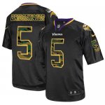 Jerseys Factory Cheap Nike Vikings #5 Teddy Bridgewater Black Me