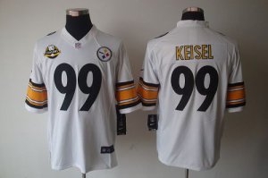 Jerseys Factory Cheap Nike Steelers #99 Brett Keisel White With