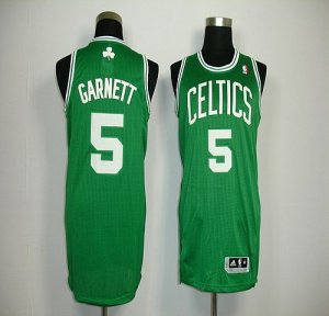 Jerseys Factory Cheap Revolution 30 Celtics #5 Kevin Garnett Gre