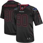 Jerseys Factory Cheap Nike Texans #90 Jadeveon Clowney Lights Ou