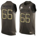 Jerseys Factory Cheap Nike Steelers #66 David DeCastro Green Men