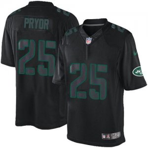 Jerseys Factory Cheap Nike Jets #25 Calvin Pryor Black Men's Sti