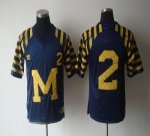 Jerseys Factory Cheap Wolverines #2 Charles Woodson Blue Under T