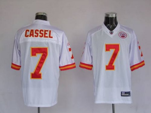 Jerseys Factory Cheap Chiefs #7 Matt Cassel White Stitched NFL J