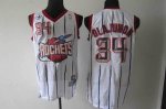 Jerseys Factory Cheap Rockets #34 Hakeem Olajuwon White Throwbac