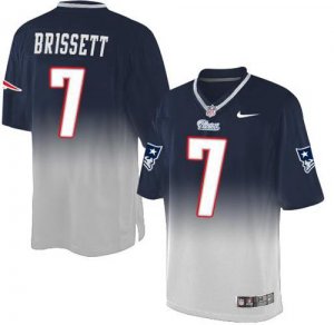 Jerseys Factory Cheap Nike Patriots #7 Jacoby Brissett Navy Blue