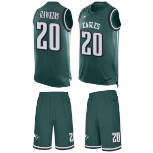 Jerseys Factory Cheap Nike Eagles #20 Brian Dawkins Midnight Gre